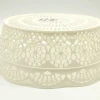 Sunshine Department Store 622 Hollowed-out lace fruit basket, plastic candy plate, desktop storage basket Item Picture